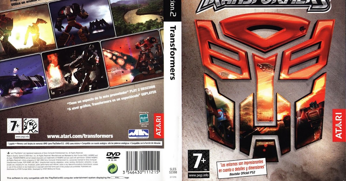 MOVIESMONTT TRANSFORMERS PS2